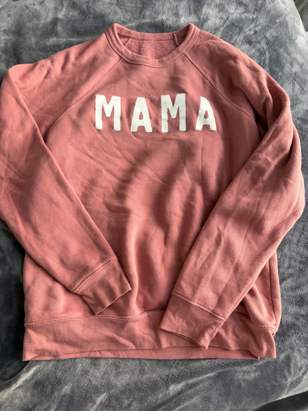 MAMA Graphic Sweatshirt in Dusty Rose